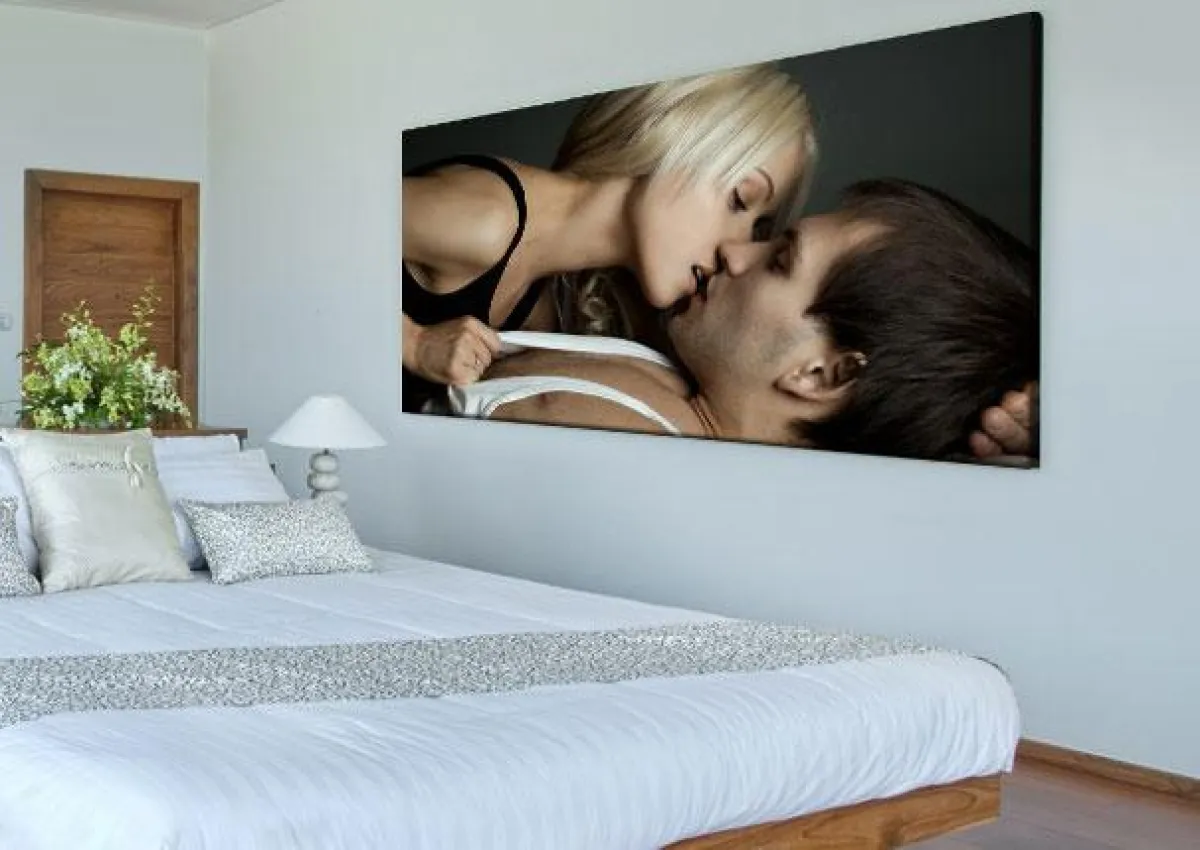 Druck auf Fotoleinwand