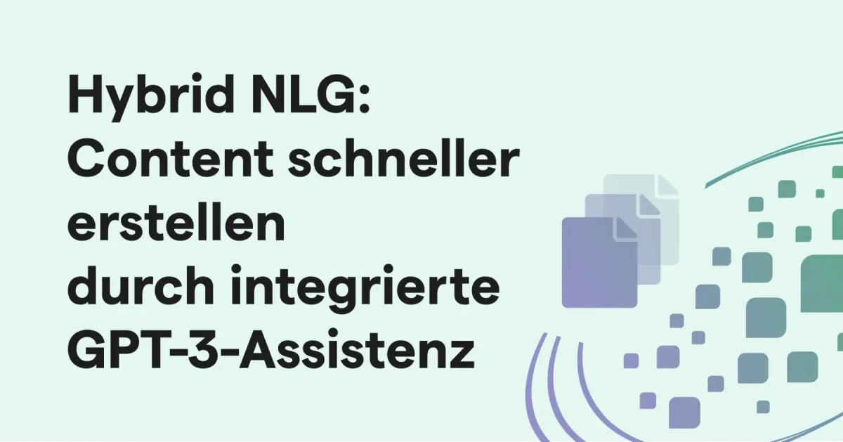 Texte schneller erstellen durch das integrierte GPT-3-Assistenzsystem von Retresco (© Retresco)