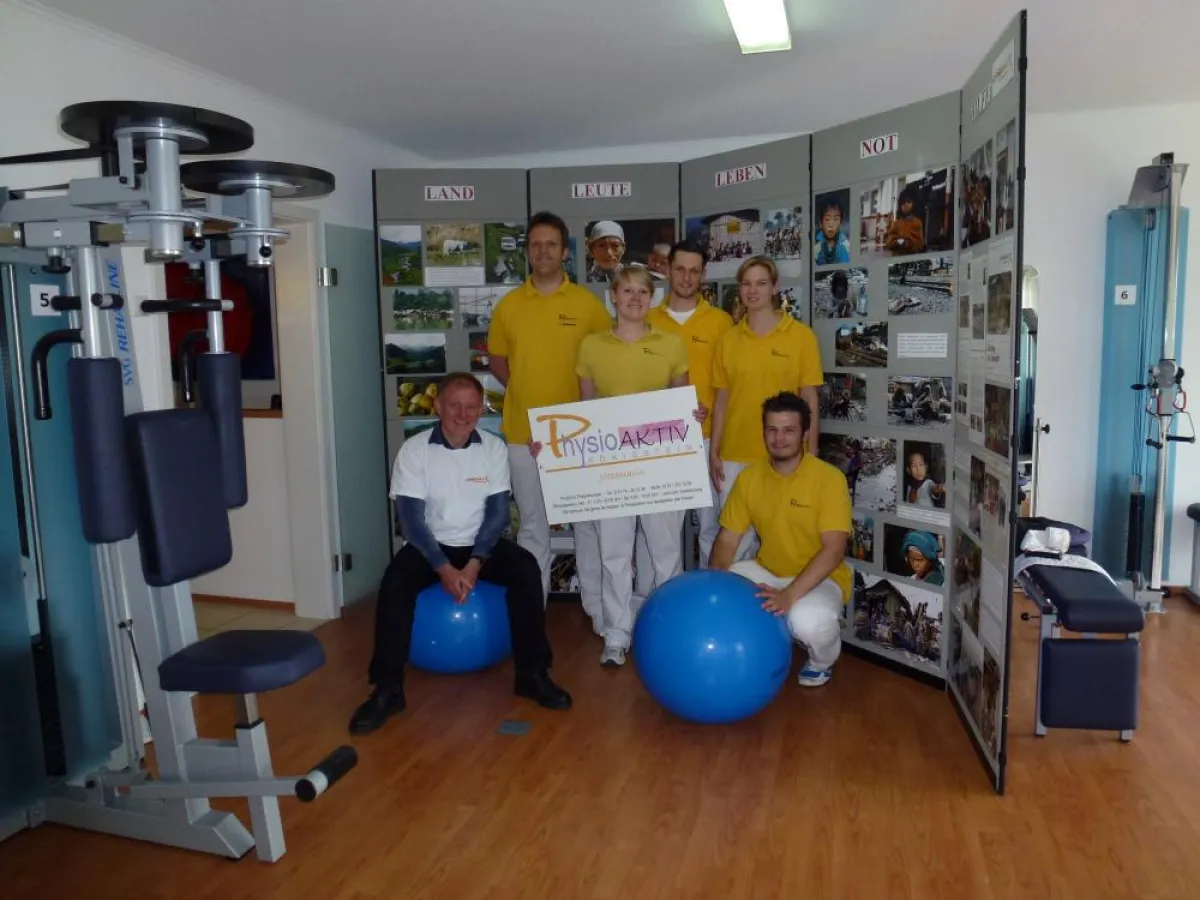 Das Team von PhysioAktiv spendete den gesamten Behandlungserlös des Samstags Childaid