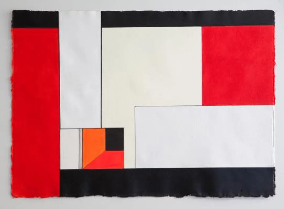 Encarna Monteagudo, Unendliches Fenster, 36 x 50 cm ©artist/Galerie100kubik.2016