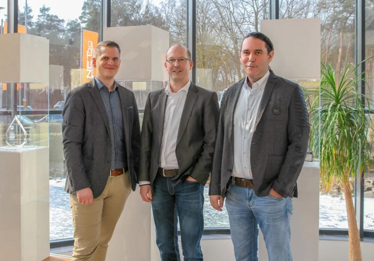 Benedikt Kisner, André Hüttemann, Patrick Kruse (von links)