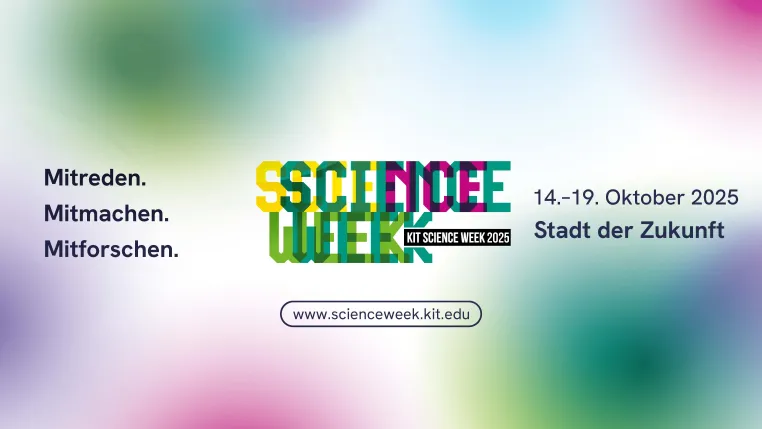 KIT Science Week: Die Stadt der Zukunft gemeinsam gestalten Bild: KIT Science Week: Die Stadt der Zukunft gemeinsam gestalten