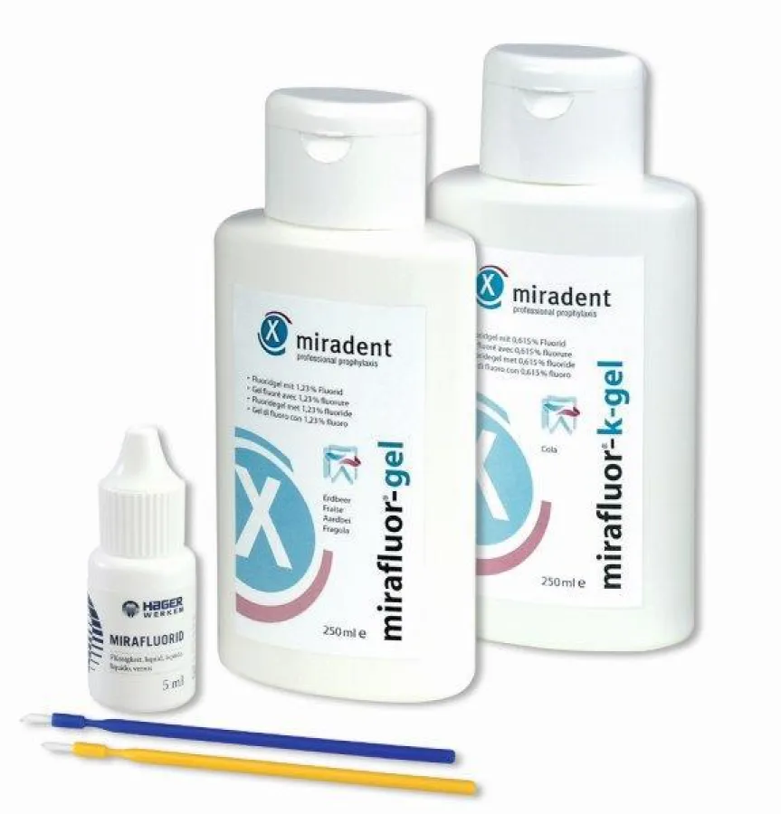 Mirafluorid und mirafluor®-(k)-gel von Hager und Werken