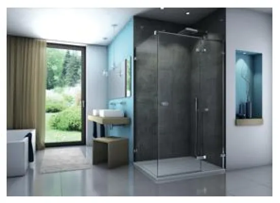 Bild: New Look: Duschwand-Serie ESCURA – klare Formensprache in einem modernen Design