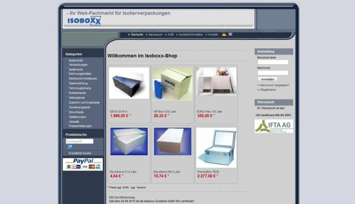 Isoboxx-Shop