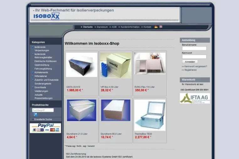All-in-one-Lösungen: Isoboxx-Shop ist einziger Anbieter für Isolierverpackungen jeder Branche Bild: All-in-one-Lösungen: Isoboxx-Shop ist einziger Anbieter für Isolierverpackungen jeder Branche