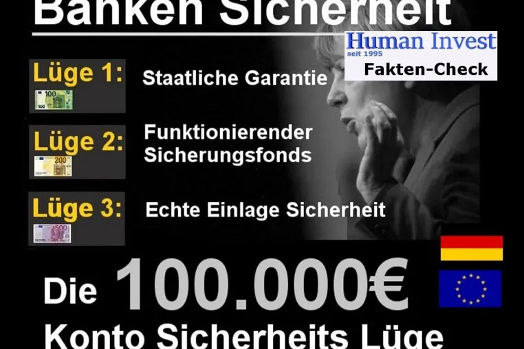Bild: Sind deutsche Bankkonten sicher? Fazit: Ein Konten/ Einlageschutz bei EU Banken besteht nicht wirklich