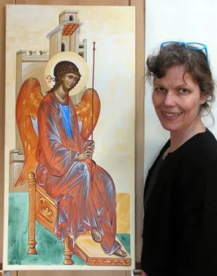 Bild: Ikonenmalkurs Volkshochschule Harburg