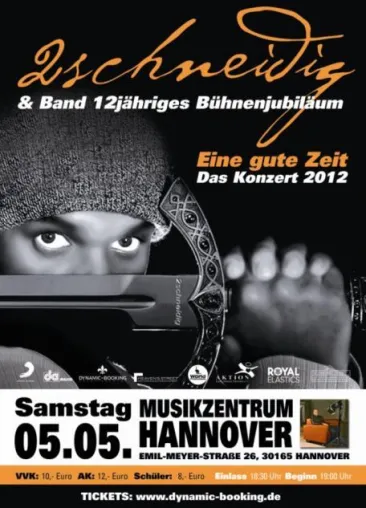 „Eine Gute Zeit“: Musiker „2schneidig“ feiert 12jähriges Bühnenjubiläum mit Live-Show im MusikZentrum Hannover Bild: „Eine Gute Zeit“: Musiker „2schneidig“ feiert 12jähriges Bühnenjubiläum mit Live-Show im MusikZentrum Hannover