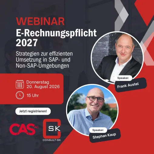 Countdown zur E-Rechnungspflicht: Webinar zeigt, wie Unternehmen die Umstellung ohne Großprojekt meistern Bild: Countdown zur E-Rechnungspflicht: Webinar zeigt, wie Unternehmen die Umstellung ohne Großprojekt meistern