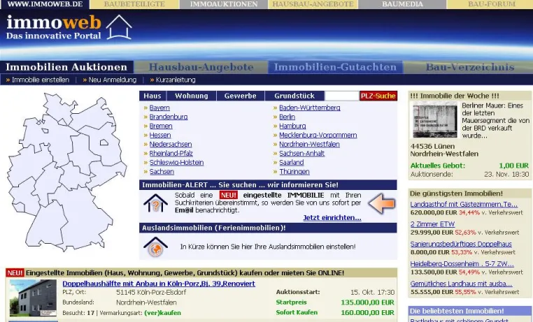 Bild: Immobilien auch für das kleine Portemonnaie
