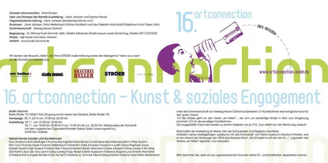 16.artconnection - Kunst und soziales Engagement - Bild: 16.artconnection - Kunst und soziales Engagement -