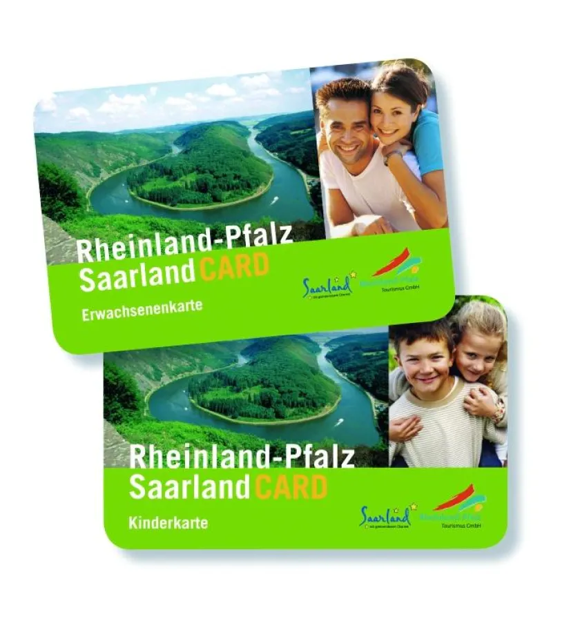 Mit der Rheinland-Pfalz & SaarlandCard können die Besitzer kostenfrei zahlreiche Burgen, Museen, Freizeit- und Tierparks, Erlebnisbäder, Schifffahrten und Stadtrundfahrten- bzw. Führungen in Rheinland