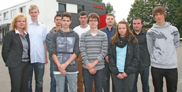 Bild: Kögel startet mit neun Berufsanfängern ins neue Ausbildungsjahr