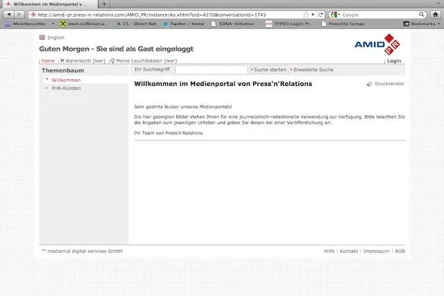 AMID PR: Jetzt auch als Medien-Portal mit Redakteurszugang Bild: AMID PR: Jetzt auch als Medien-Portal mit Redakteurszugang