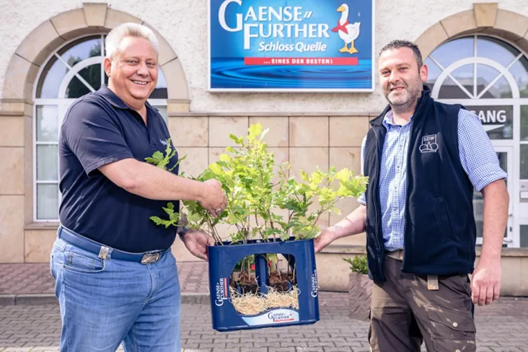 Gaensefurther Schlossbrunnen unterstützt Aufforstung in Sachsen-Anhalt Bild: Gaensefurther Schlossbrunnen unterstützt Aufforstung in Sachsen-Anhalt