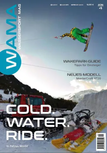 MuP-Verlag übernimmt Wasserski & Wakeboard-Magazin WAMA Bild: MuP-Verlag übernimmt Wasserski & Wakeboard-Magazin WAMA