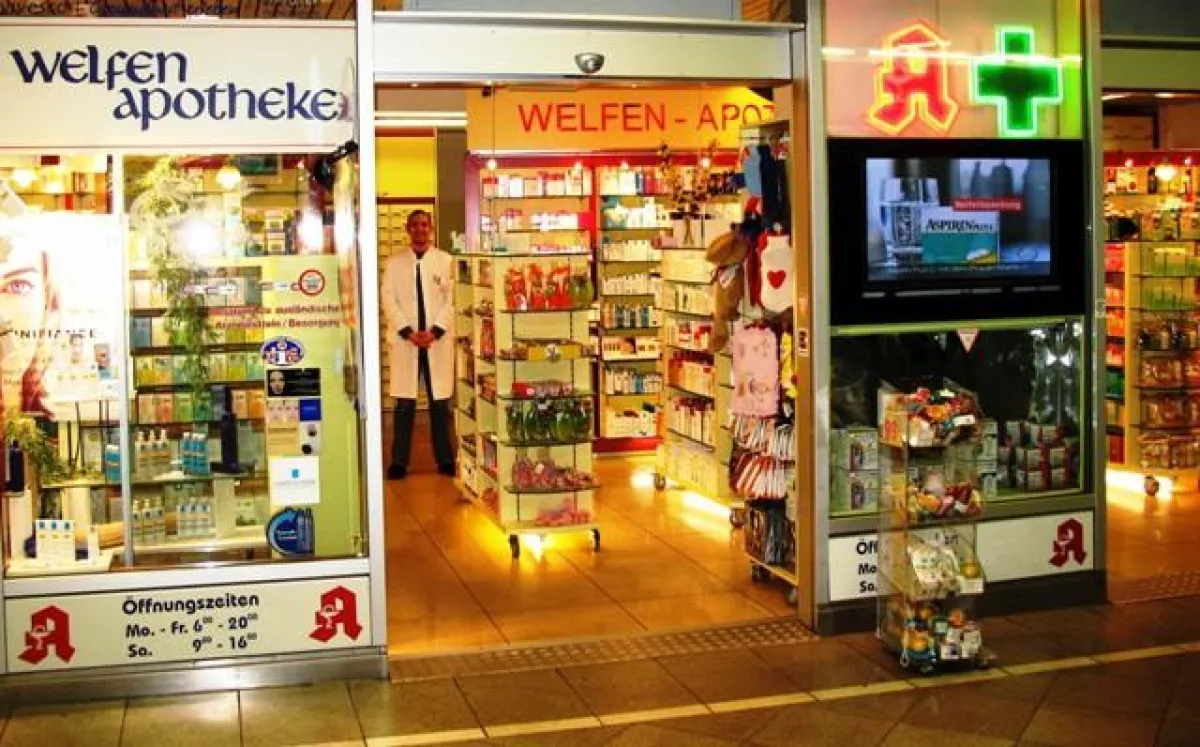 Internationale Apotheke 6 bis 20 Uhr