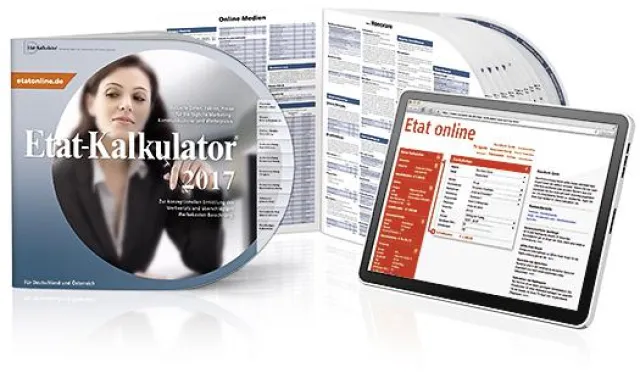 Marketingkosten richtig kalkulieren mit dem neuen Etat-Kalkulator 2017 Bild: Marketingkosten richtig kalkulieren mit dem neuen Etat-Kalkulator 2017