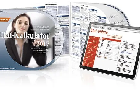 Marketingkosten richtig kalkulieren mit dem neuen Etat-Kalkulator 2017 Bild: Marketingkosten richtig kalkulieren mit dem neuen Etat-Kalkulator 2017