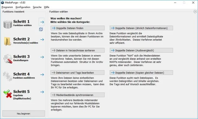 Mediapurge 5.83 - PowerUser aufgepasst Bild: Mediapurge 5.83 - PowerUser aufgepasst