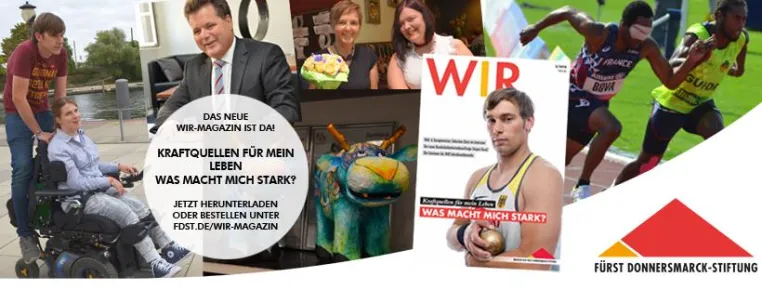 Bild: Was macht mich stark? Kraftquellen für mein Leben - das neue WIR-Magazin 2/2018 erschienen