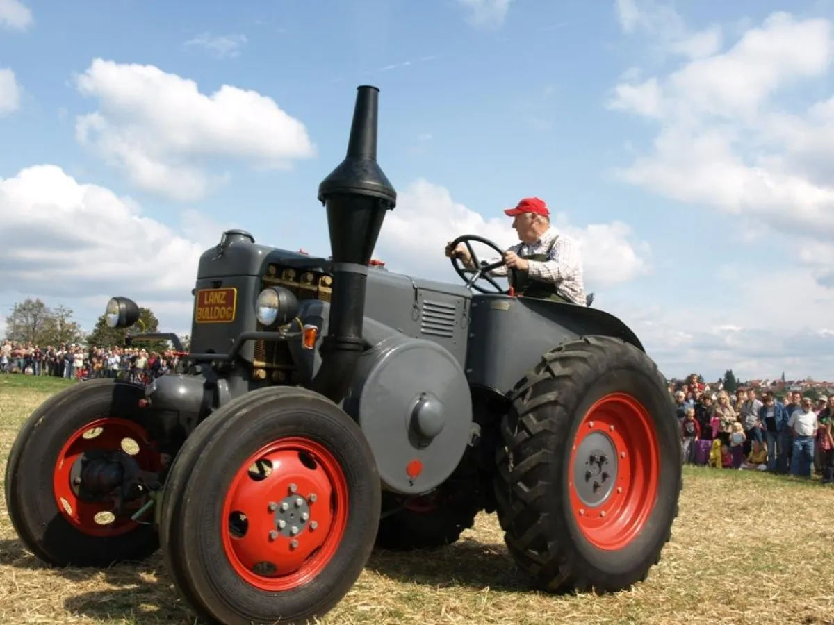 Lanz Bulldog auf dem 15. Hohenheimer Feldtag (Foto: Proplanta)