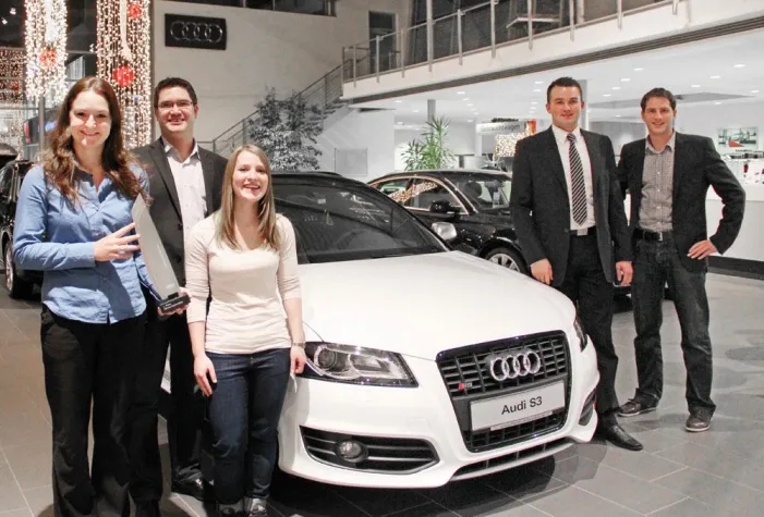 Fischer Automobile gewinnt Audi Marketingpreis 2011 Bild: Fischer Automobile gewinnt Audi Marketingpreis 2011