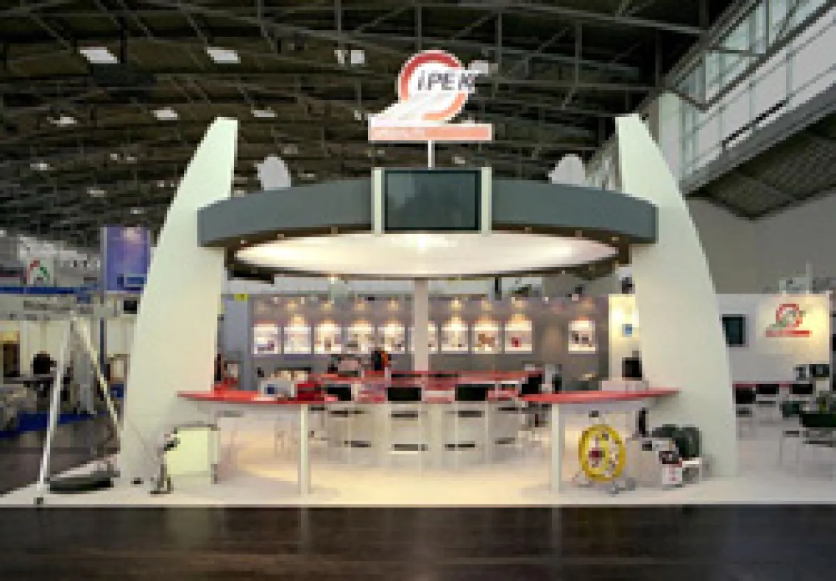 Messestand der Firma IPEK auf der der Messe IFAT