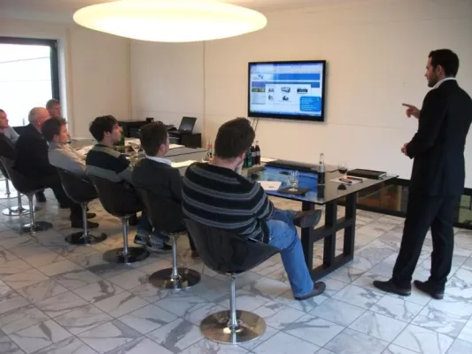 Bild: Vorlesung der FH Gelsenkirchen bei der WWM