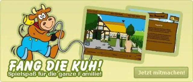 Bild: Fang-die-Kuh: Das lustige kostenlose Online-Familienspiel