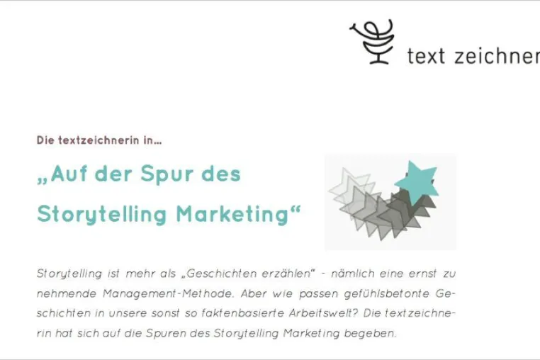 Bild: Storytelling Marketing als Management Methode