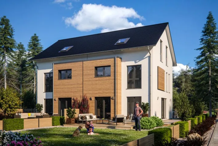 Bild: Neue Doppelhäuser von RENSCH-HAUS