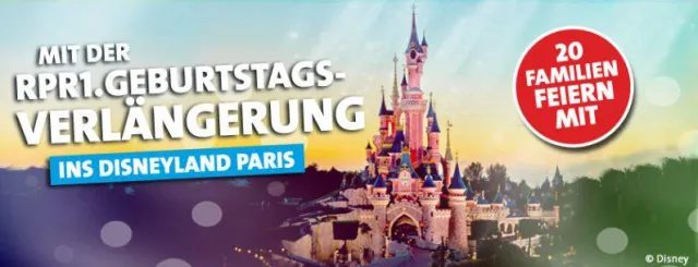 Bild: RPR1. schickt 20 Familien nach Disneyland Paris