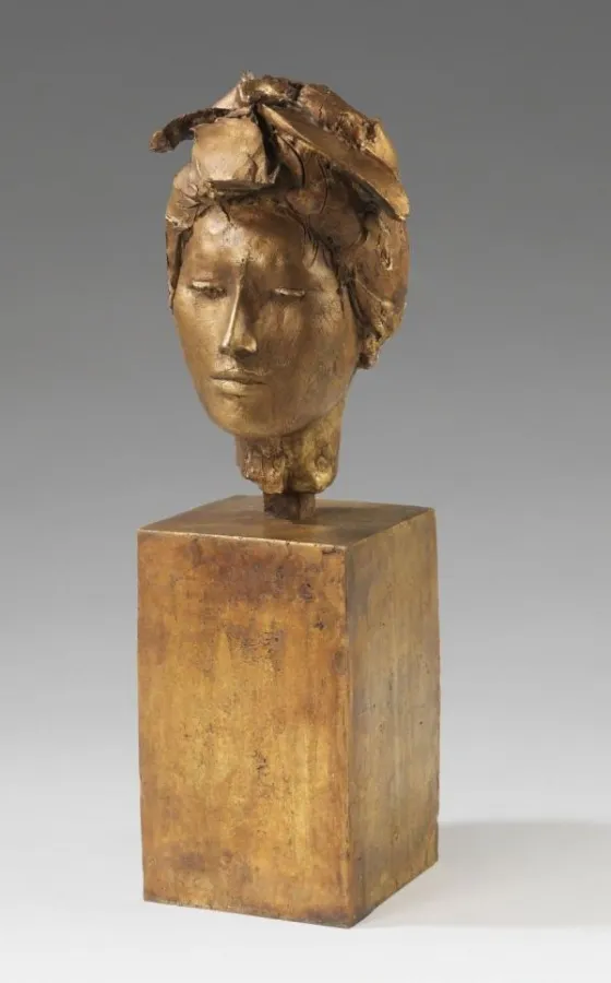 Giacomo Manzù, Testa di giapponese. 1982. Bronze. Unikat. 31 x 18 x 19.5 cm. Preis: EUR 40.000-60.00