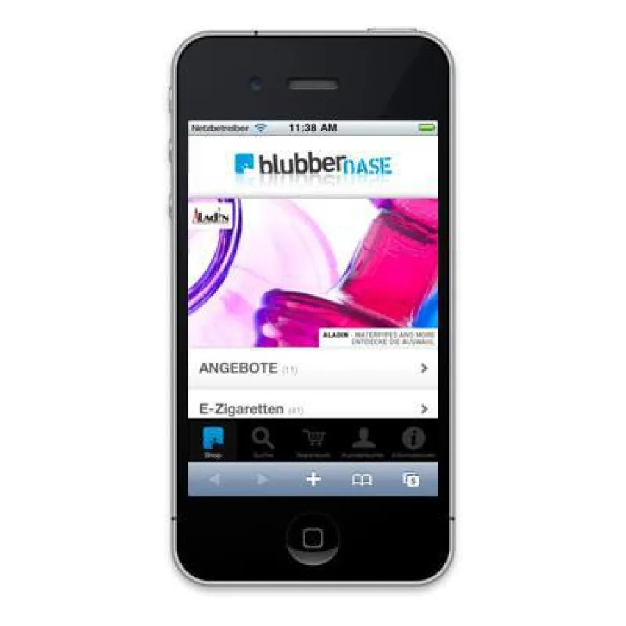 blubber oase mobile version