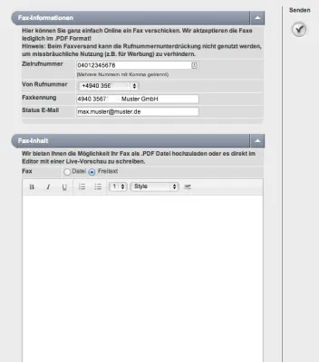 sipload ergänzt Fax2Mail kostenfrei um die Möglichkeit zum Faxversand Bild: sipload ergänzt Fax2Mail kostenfrei um die Möglichkeit zum Faxversand