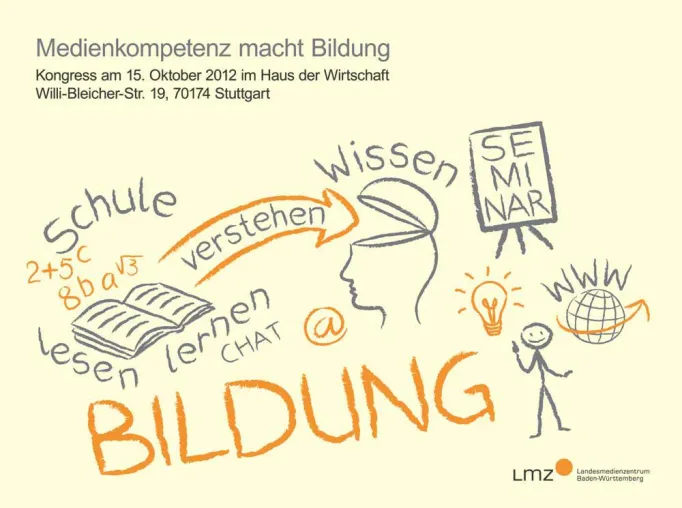 Bild: Kongress „Medienkompetenz macht Bildung“ am 15. Oktober 2012 in Stuttgart
