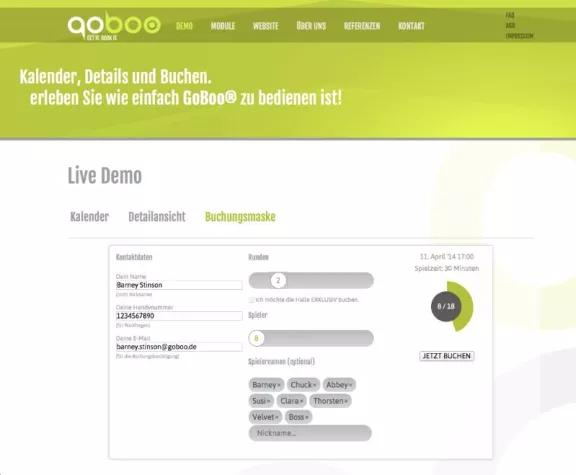 Bild: GoBoo® - Buchen kann so einfach sein