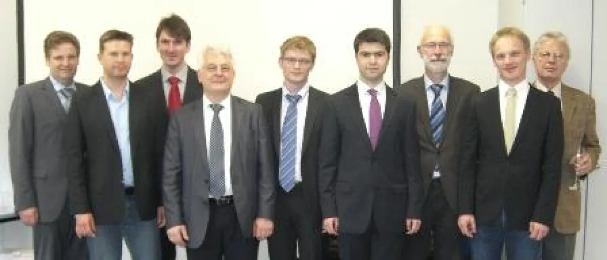 Die Endrundenteilnehmer und der Studienpreisausschuss