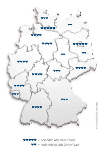 Online-Partnersuche - Hamburg und Berlin sind Spitzenreiter Bild: Online-Partnersuche - Hamburg und Berlin sind Spitzenreiter