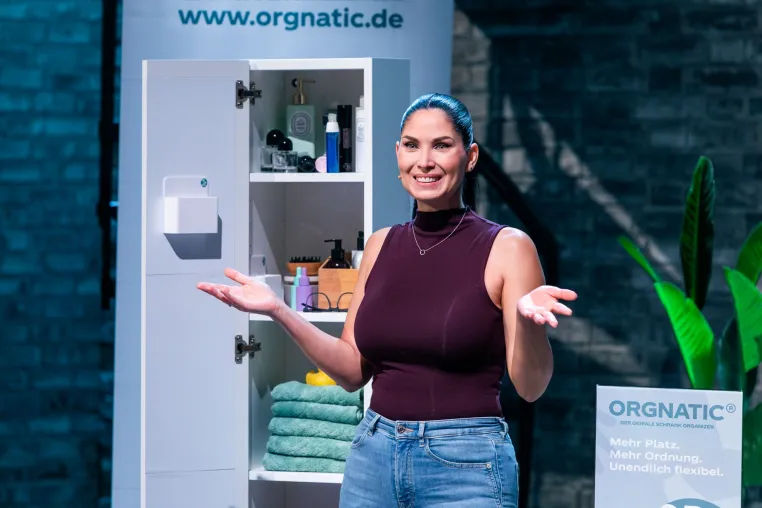 Bild: Berliner Gründerin bei „2 Minuten 2 Millionen“. Emotionaler Zusammenbruch vor laufenden Kameras.