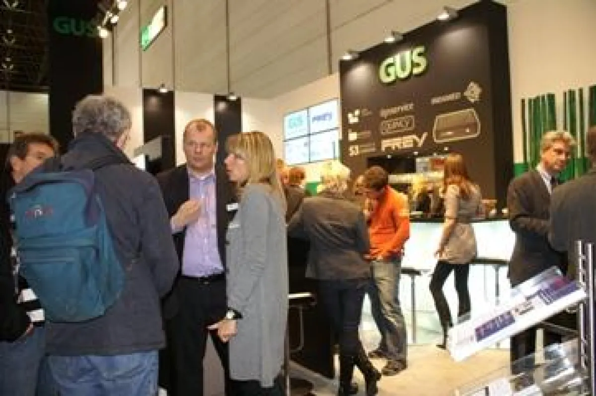 GUS-Messestand auf der MEDICA