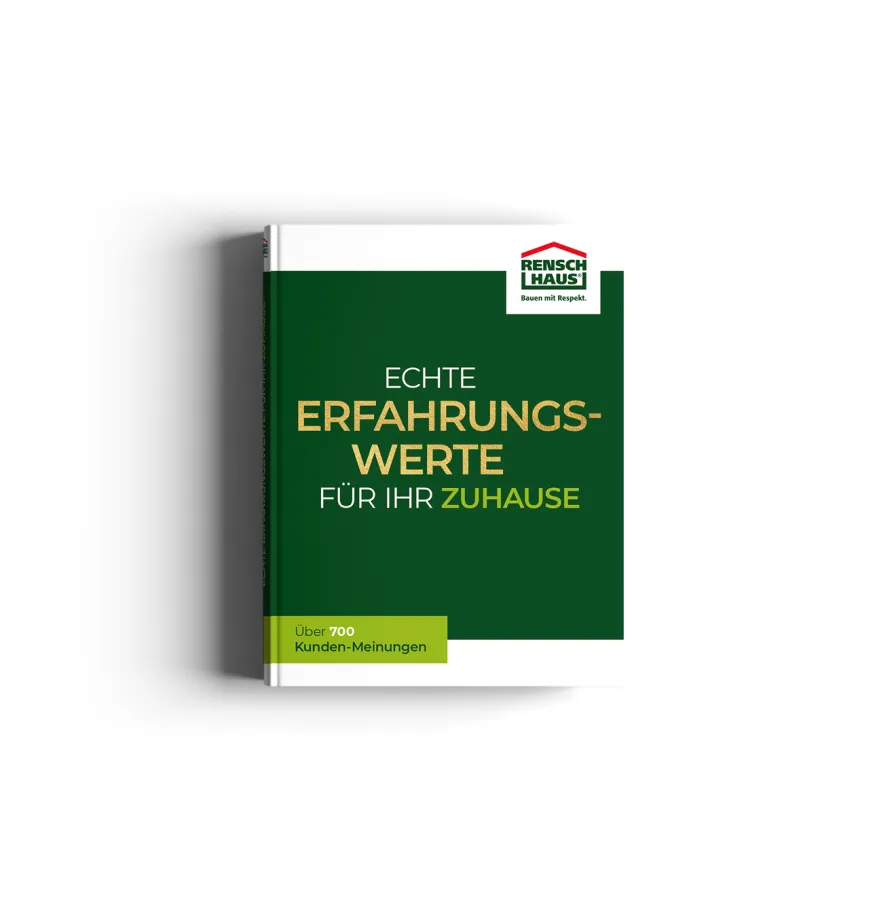 Über 700 echte Kundenmeinungen auf mehr als 400 Seiten: Das Referenzbuch von RENSCH-HAUS (© RENSCH-HAUS GMBH)