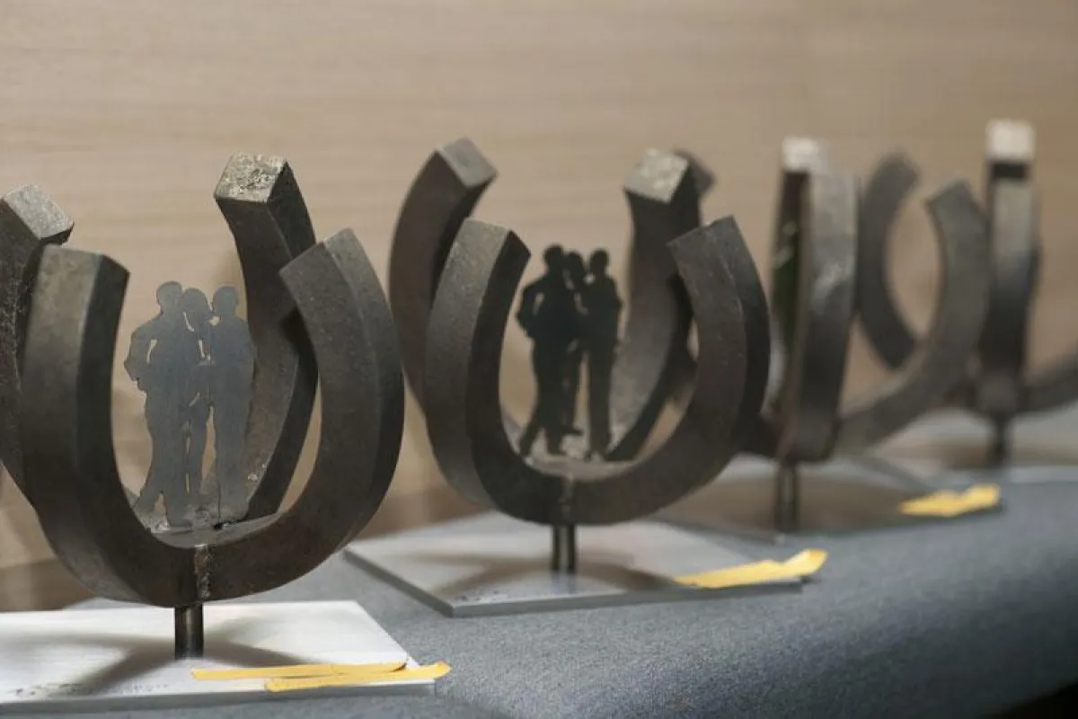 BEA Trophäen vor der Verleihung (Foto: AktivMedia)