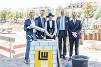 Grundsteinlegung auf der neuen balan Bild: Grundsteinlegung auf der neuen balan
