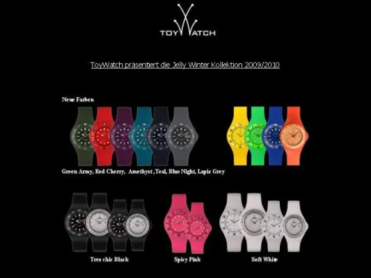 Bild: ToyWatch präsentiert die neue Jelly Winter Kollektion 2009/2010