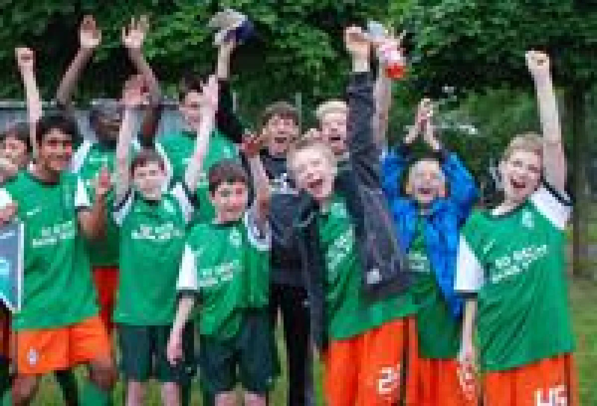 Die Handicap-Mannschaft des SV Werder Bremen freut sich auf das Turnier (c) SV Werder Bremen