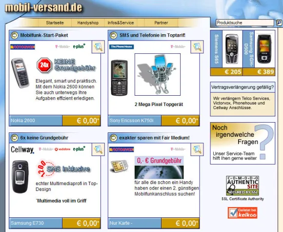 Bild: Billigmarken adé: Niedrigste Mobilfunktarife ohne Grundgebühr
