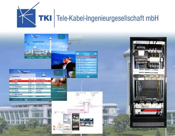 Bild: The modern Art of TV - TKI liefert IPTV-Anlage für Turkmenbashi International Airport